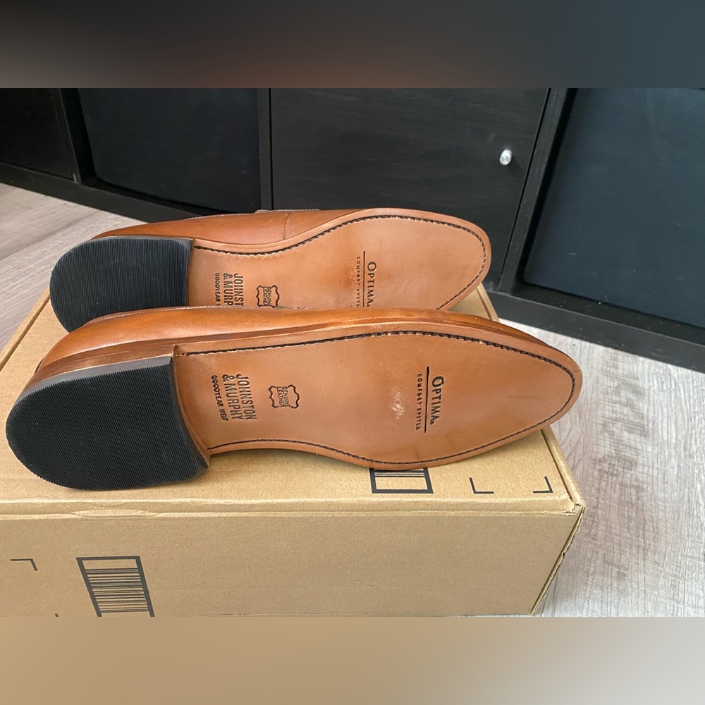 Johnston & Murphy Men’s Meade Penny Loafer - Tan size 13D - Picture 4 of 9